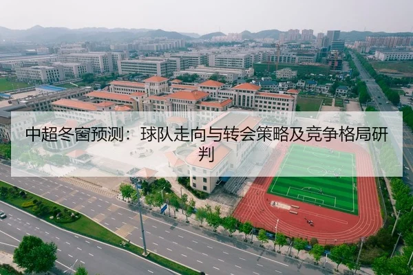 中超冬窗预测：球队走向与转会策略及竞争格局研判